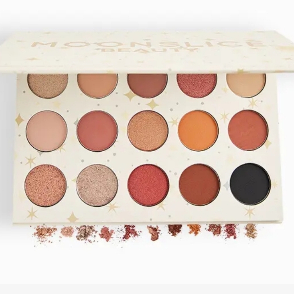 MOONSLICE BEAUTY 15 Pan Moonshake Blush/Eyeshadow Palette With Mirror